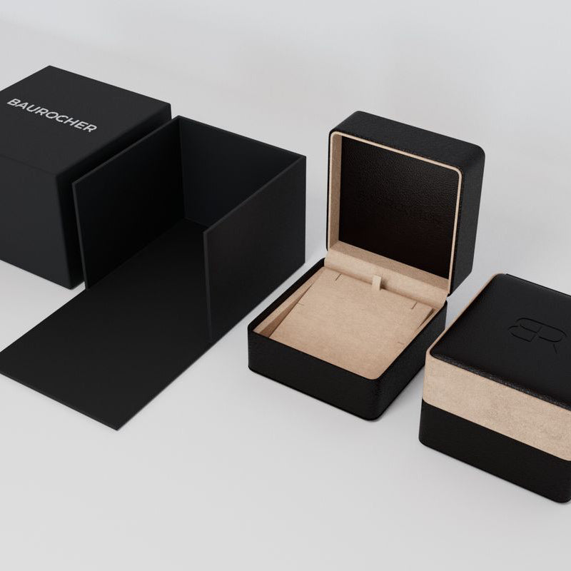 Bracelet or blanc pavé diamants noirs et jade noir