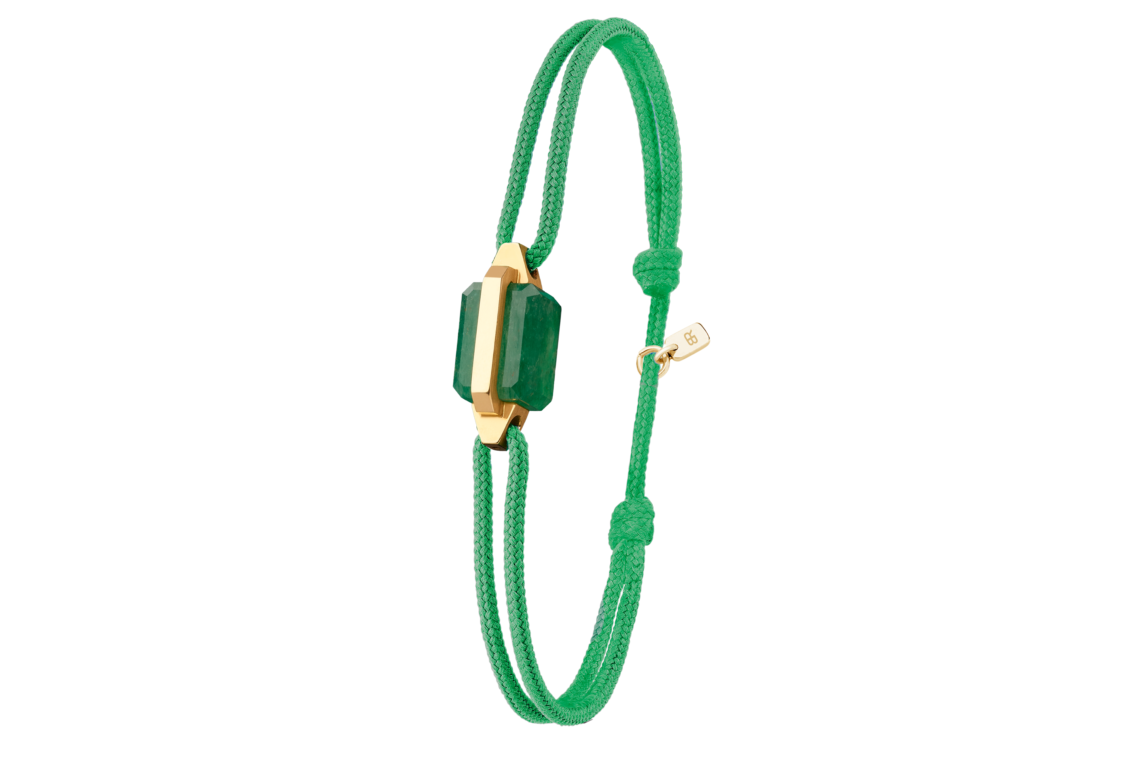 Bracelet or jaune et aventurine